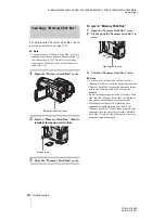 Предварительный просмотр 20 страницы Sony Handycam DCR-HC1000E Camera Operations Manual