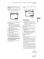 Предварительный просмотр 23 страницы Sony Handycam DCR-HC1000E Camera Operations Manual