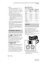 Предварительный просмотр 24 страницы Sony Handycam DCR-HC1000E Camera Operations Manual