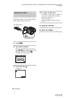 Предварительный просмотр 26 страницы Sony Handycam DCR-HC1000E Camera Operations Manual