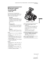 Предварительный просмотр 27 страницы Sony Handycam DCR-HC1000E Camera Operations Manual