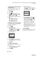 Предварительный просмотр 28 страницы Sony Handycam DCR-HC1000E Camera Operations Manual