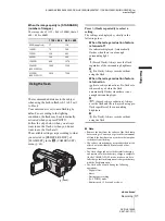 Предварительный просмотр 31 страницы Sony Handycam DCR-HC1000E Camera Operations Manual