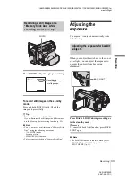 Предварительный просмотр 33 страницы Sony Handycam DCR-HC1000E Camera Operations Manual