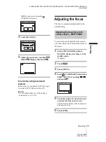 Предварительный просмотр 35 страницы Sony Handycam DCR-HC1000E Camera Operations Manual