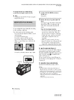 Предварительный просмотр 36 страницы Sony Handycam DCR-HC1000E Camera Operations Manual