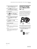 Предварительный просмотр 46 страницы Sony Handycam DCR-HC1000E Camera Operations Manual