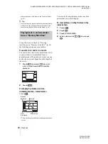 Предварительный просмотр 48 страницы Sony Handycam DCR-HC1000E Camera Operations Manual