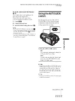 Предварительный просмотр 55 страницы Sony Handycam DCR-HC1000E Camera Operations Manual