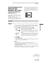 Предварительный просмотр 63 страницы Sony Handycam DCR-HC1000E Camera Operations Manual