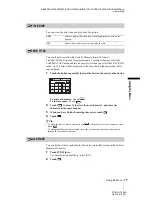 Предварительный просмотр 75 страницы Sony Handycam DCR-HC1000E Camera Operations Manual