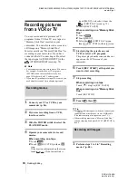 Предварительный просмотр 88 страницы Sony Handycam DCR-HC1000E Camera Operations Manual