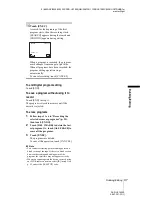 Предварительный просмотр 97 страницы Sony Handycam DCR-HC1000E Camera Operations Manual