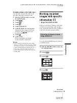 Предварительный просмотр 101 страницы Sony Handycam DCR-HC1000E Camera Operations Manual