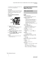 Предварительный просмотр 128 страницы Sony Handycam DCR-HC1000E Camera Operations Manual