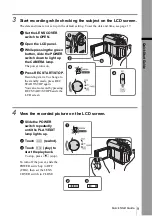 Предварительный просмотр 9 страницы Sony Handycam DCR-HC16E Operation Manual