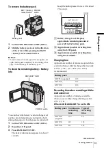 Предварительный просмотр 13 страницы Sony Handycam DCR-HC16E Operation Manual