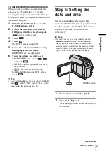 Предварительный просмотр 17 страницы Sony Handycam DCR-HC16E Operation Manual