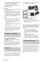 Предварительный просмотр 22 страницы Sony Handycam DCR-HC16E Operation Manual