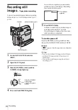 Предварительный просмотр 24 страницы Sony Handycam DCR-HC16E Operation Manual