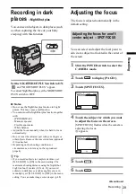 Предварительный просмотр 29 страницы Sony Handycam DCR-HC16E Operation Manual