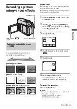 Предварительный просмотр 31 страницы Sony Handycam DCR-HC16E Operation Manual