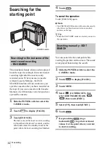 Предварительный просмотр 32 страницы Sony Handycam DCR-HC16E Operation Manual