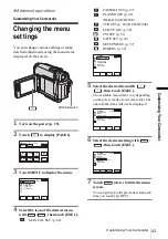 Предварительный просмотр 43 страницы Sony Handycam DCR-HC16E Operation Manual