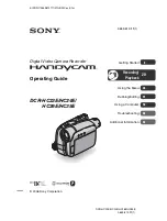 Sony Handycam DCR-HC23E Operating Manual preview