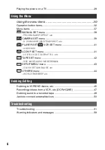 Preview for 6 page of Sony Handycam DCR-HC27E Operating Manual