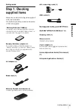 Preview for 15 page of Sony Handycam DCR-HC30E Operation Manual