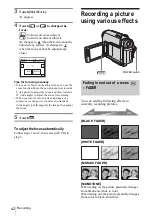 Preview for 42 page of Sony Handycam DCR-HC30E Operation Manual