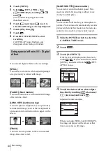 Preview for 44 page of Sony Handycam DCR-HC30E Operation Manual