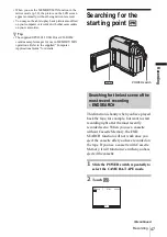 Preview for 47 page of Sony Handycam DCR-HC30E Operation Manual