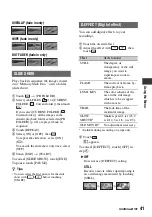 Preview for 41 page of Sony Handycam DCR-HC47E Operating Manual