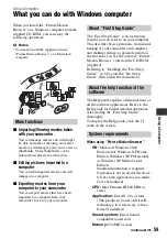 Preview for 59 page of Sony Handycam DCR-HC47E Operating Manual