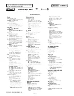 Preview for 2 page of Sony Handycam DCR-HC47E Service Manual