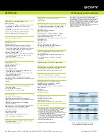 Preview for 2 page of Sony Handycam DCR-HC48 Specifications