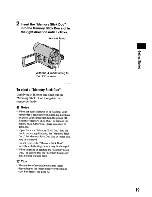 Preview for 19 page of Sony Handycam DCR-HC62 Operating Manual