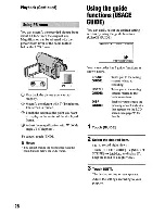 Preview for 28 page of Sony Handycam DCR-HC62 Operating Manual