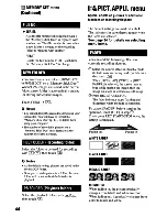 Preview for 44 page of Sony Handycam DCR-HC62 Operating Manual