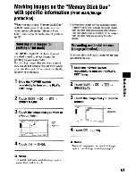 Preview for 61 page of Sony Handycam DCR-HC62 Operating Manual