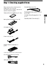 Preview for 9 page of Sony Handycam DCR-HC90 Operating Manual