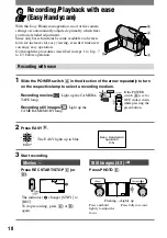 Предварительный просмотр 18 страницы Sony Handycam DCR-HC90E Operating Manual