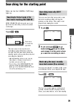 Предварительный просмотр 29 страницы Sony Handycam DCR-HC90E Operating Manual