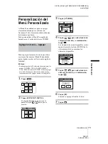 Предварительный просмотр 73 страницы Sony Handycam DCR-IP1 (Spanish) Guia De Operaciones