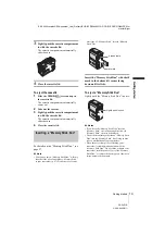 Предварительный просмотр 19 страницы Sony Handycam DCR-IP1E Operation Manual