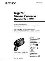 Sony Handycam DCR-IP45E Operating Instructions Manual предпросмотр