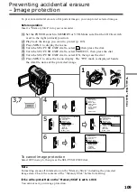 Предварительный просмотр 109 страницы Sony Handycam DCR-PC100 Operating Instructions Manual