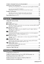 Preview for 5 page of Sony Handycam DCR-PC1000E Operating Manual